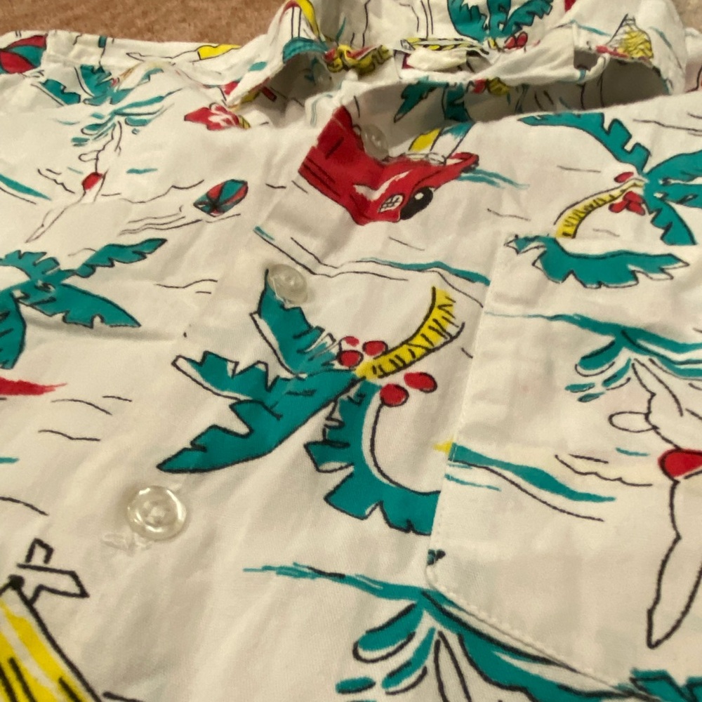 Vintage Papaya Men Button Down Miami Beach Shirt Small VTG - Picture 2 of 5